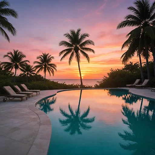 Sunset time in Key West for luxury stays in the Florida Keys