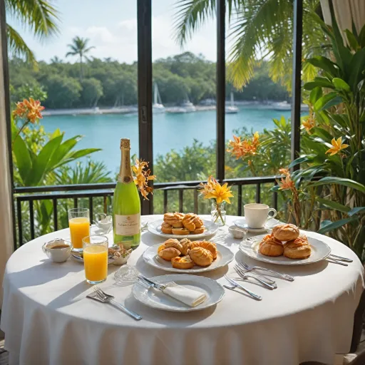 Elegant breakfast in key largo for luxury Florida Keys stays